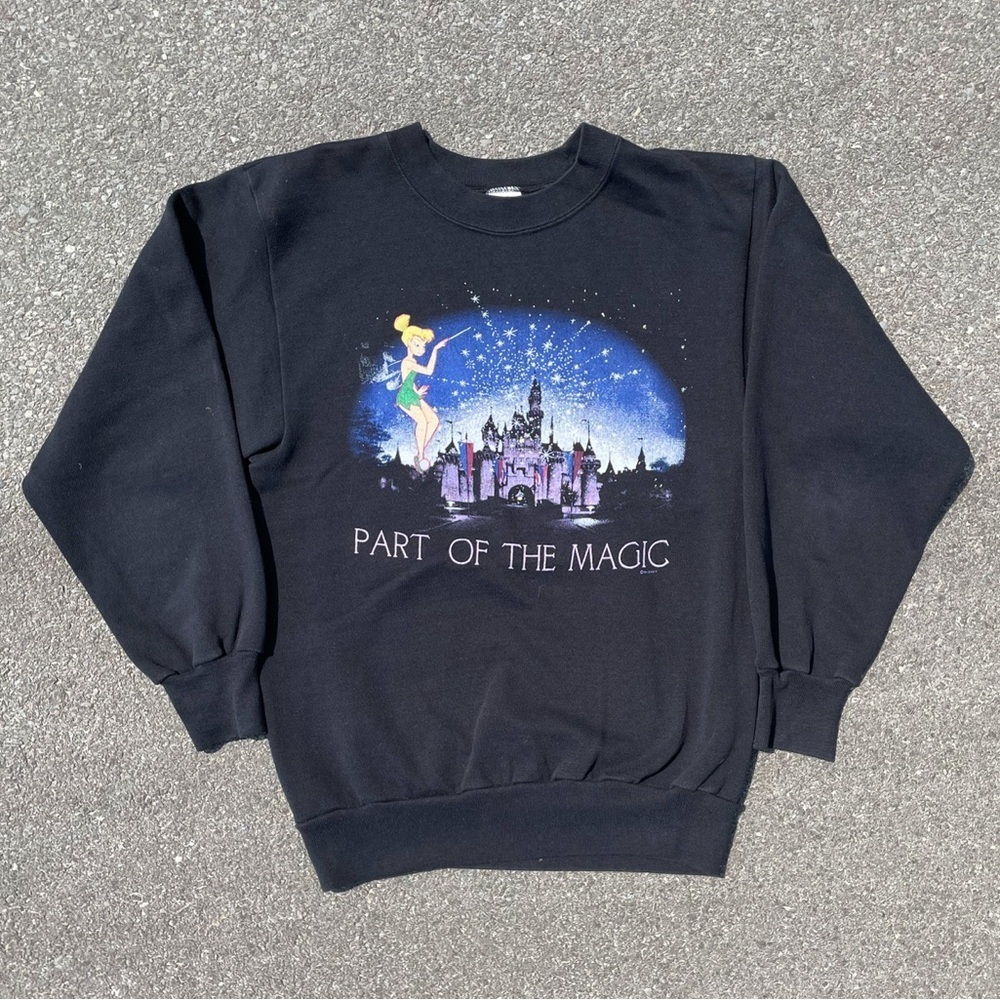 Part of The Magic Cinderella Castle 1990s Disney Anvil Sweatshirt M